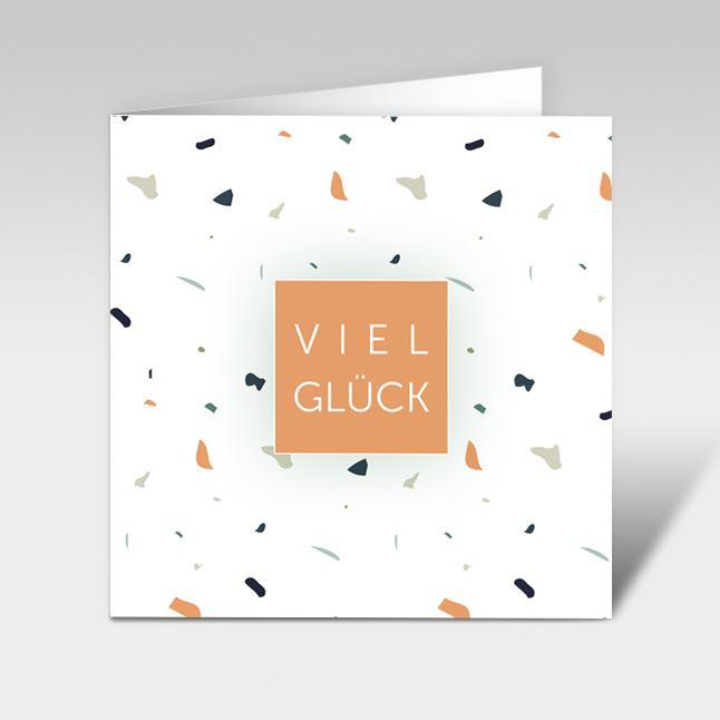 Glückwunschkarte "Konfetti"