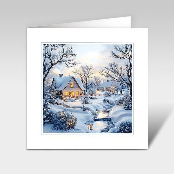 Glückwunschkarte "Wintergrüsse" 01