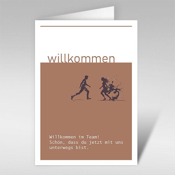 Willkommenskarte 