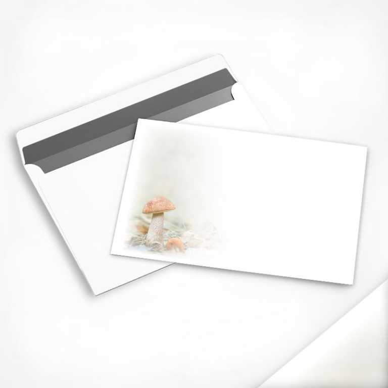 Trauer-Kuvert Pilze