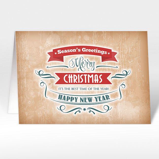 Weihnachtskarte "Vintage Time" A6